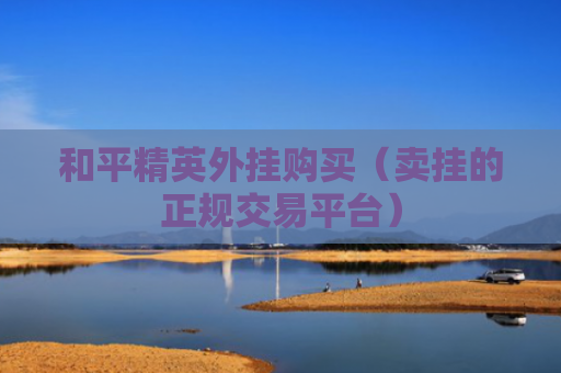 和平精英外挂购买（卖挂的正规交易平台）